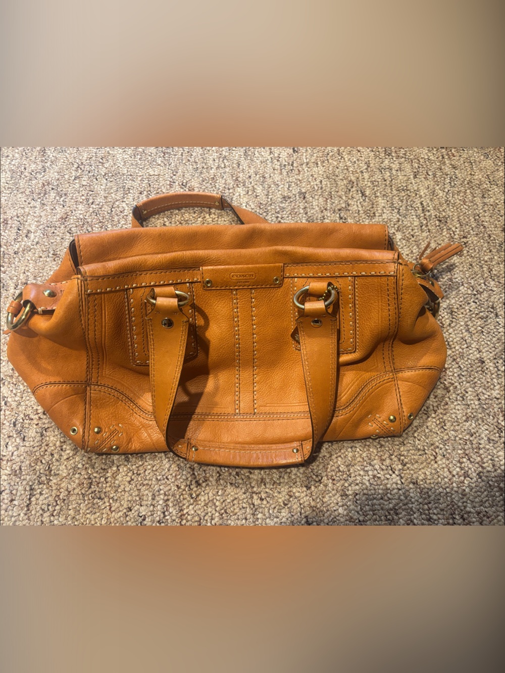 Vintage Coach Satchel Bag